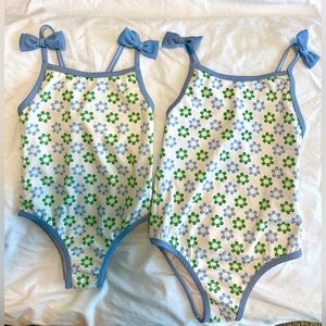 Little English Swimsuits. Sister set. Sizes 3 and 5. Fits like 2 & 4.
